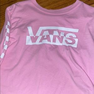 pink vans long sleeve jacket